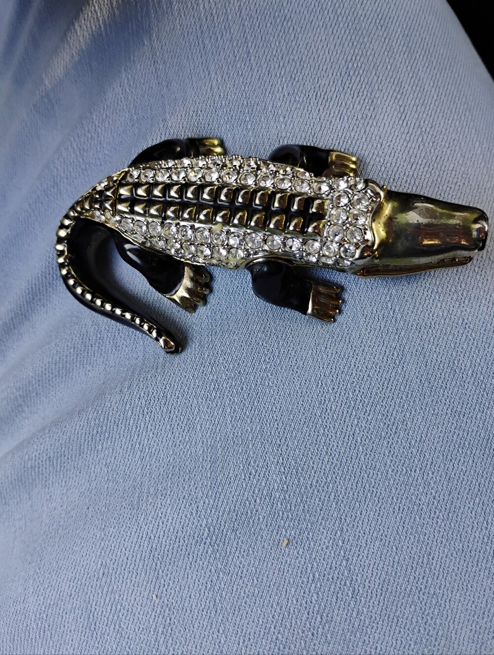 Gem Alligator Trinket Magnetic Box